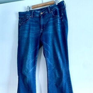 American Eagle Jeans, Size 12, Low Rise, Boot Cut, Super Srtetch